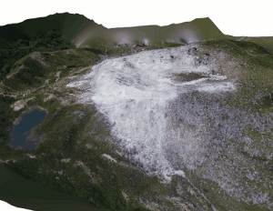 硫黄山 3D PDFの画像
